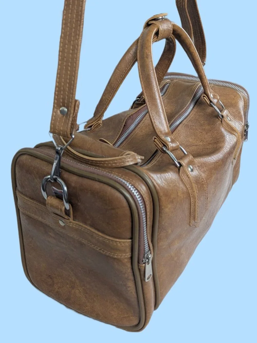 Vintage American Tourister 1970's Carry on bag w adjustable shoulder strap